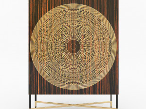 cabinet and decorations 6 Model 3D
