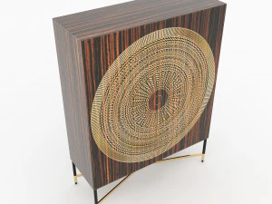 cabinet and decorations 6 3D Model