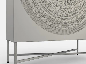 cabinet and decorations 6 3D Model