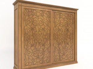 european style wardrobe 3 3D Model