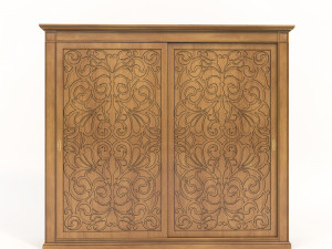 european style wardrobe 3 Model 3D
