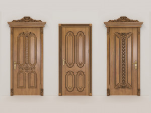 classic door collection 3D Model
