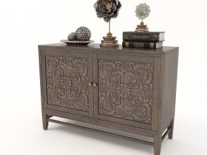 cabinet and decorations 7 3Dモデル