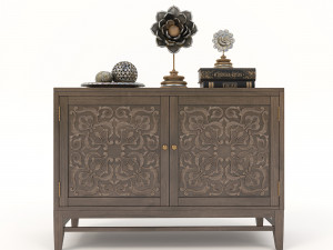 cabinet and decorations 7 3D मॉडल
