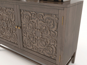 cabinet and decorations 7 3D मॉडल