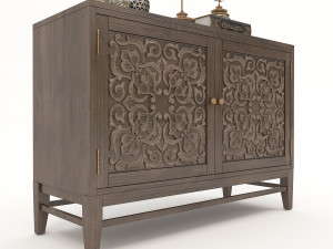 cabinet and decorations 7 3D मॉडल