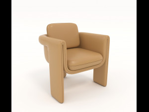 coffee table and chairs 6 3D-Modell