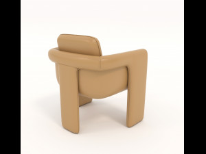 coffee table and chairs 6 3D-Modell