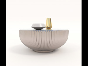 coffee table and chairs 6 3D-Modell