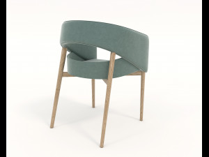 contemporary design table and chair set 15 3D मॉडल