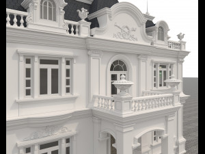 classic villa 4 3D Model