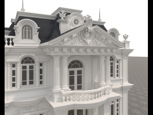 classic villa 4 3D Model