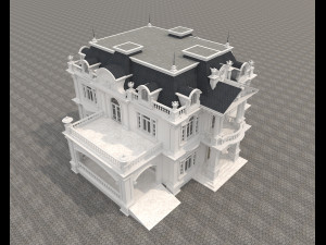 classic villa 4 3D Model