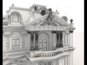classic villa 4 3D Model