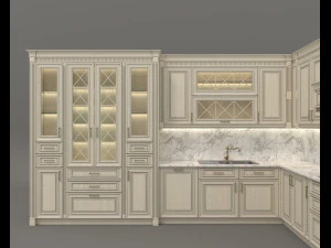european style kitchen 6 3D Model