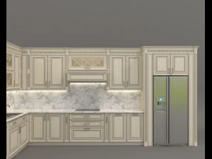 european style kitchen 6 3D Model