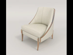 coffee table and chairs 8 3D Model