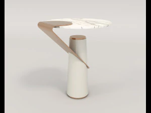 coffee table and chairs 8 3D Model