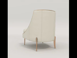 coffee table and chairs 8 3D Model