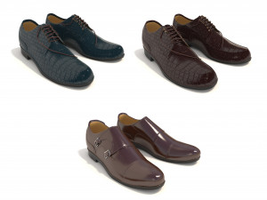 leather shoes 3 Modèle 3D