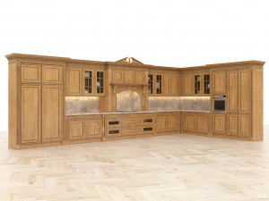 european style kitchen 7 3D Model
