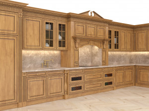 european style kitchen 7 Modèle 3D