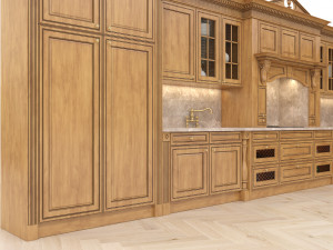 european style kitchen 7 Modèle 3D