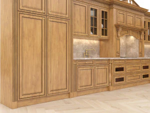 european style kitchen 7 3D Model
