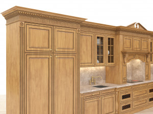 european style kitchen 7 Modèle 3D