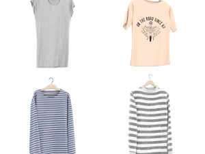 clothing on hanger 2 Modelo 3D