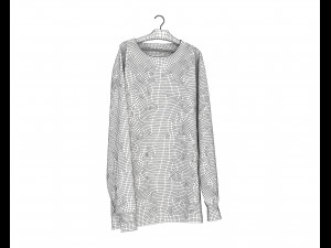 clothing on hanger 2 3D Model