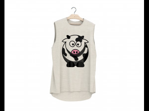 shirt on hanger 2 3D 모델