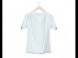shirt on hanger 2 3D 모델