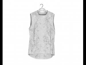 shirt on hanger 2 3D Model