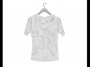 shirt on hanger 2 3D 모델