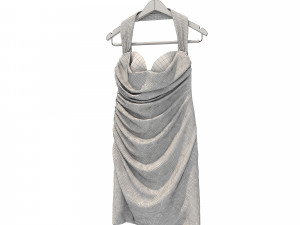 dress on hanger 4 3D 模型