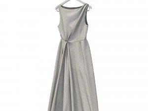 dress on hanger 4 3D Model
