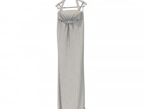 dress on hanger 4 3D Model
