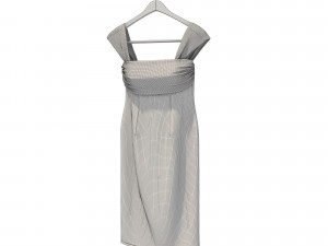 dress on hanger 4 3D 模型