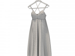 dress on hanger 4 3D 模型