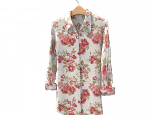 clothing on hanger 4 3D Model