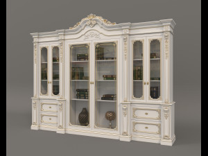 display cabinet classic style 6 3D Model
