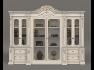 display cabinet classic style 6 3D Модель