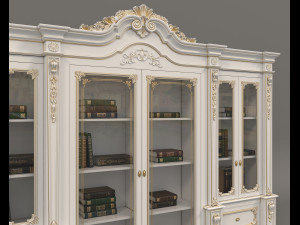 display cabinet classic style 6 3D Модель