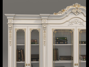 display cabinet classic style 6 3D Модель