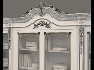 display cabinet classic style 6 3D Модель