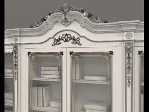 display cabinet classic style 6 3D Model