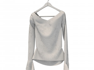 clothing on hanger 5 3D 模型