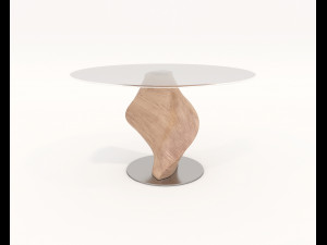 contemporary design table and chair set 16 Modelo 3D