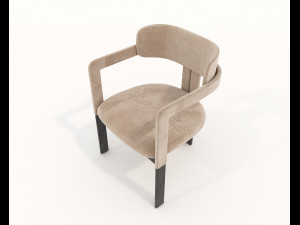 contemporary design table and chair set 16 Modelo 3D
